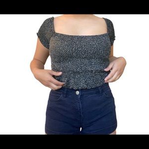 TOPSHOP textured blouse.